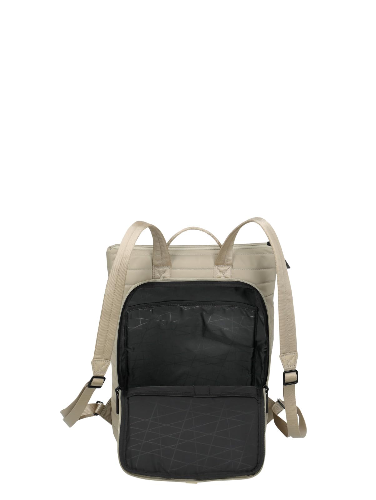 Travelite Rucksack BARBARA STEPP, leichter City Rucksack aus Nylon mit Trolley-Aufsteckfunktion, 8 L, 30 x 39 x 12 cm, 0,5 kg