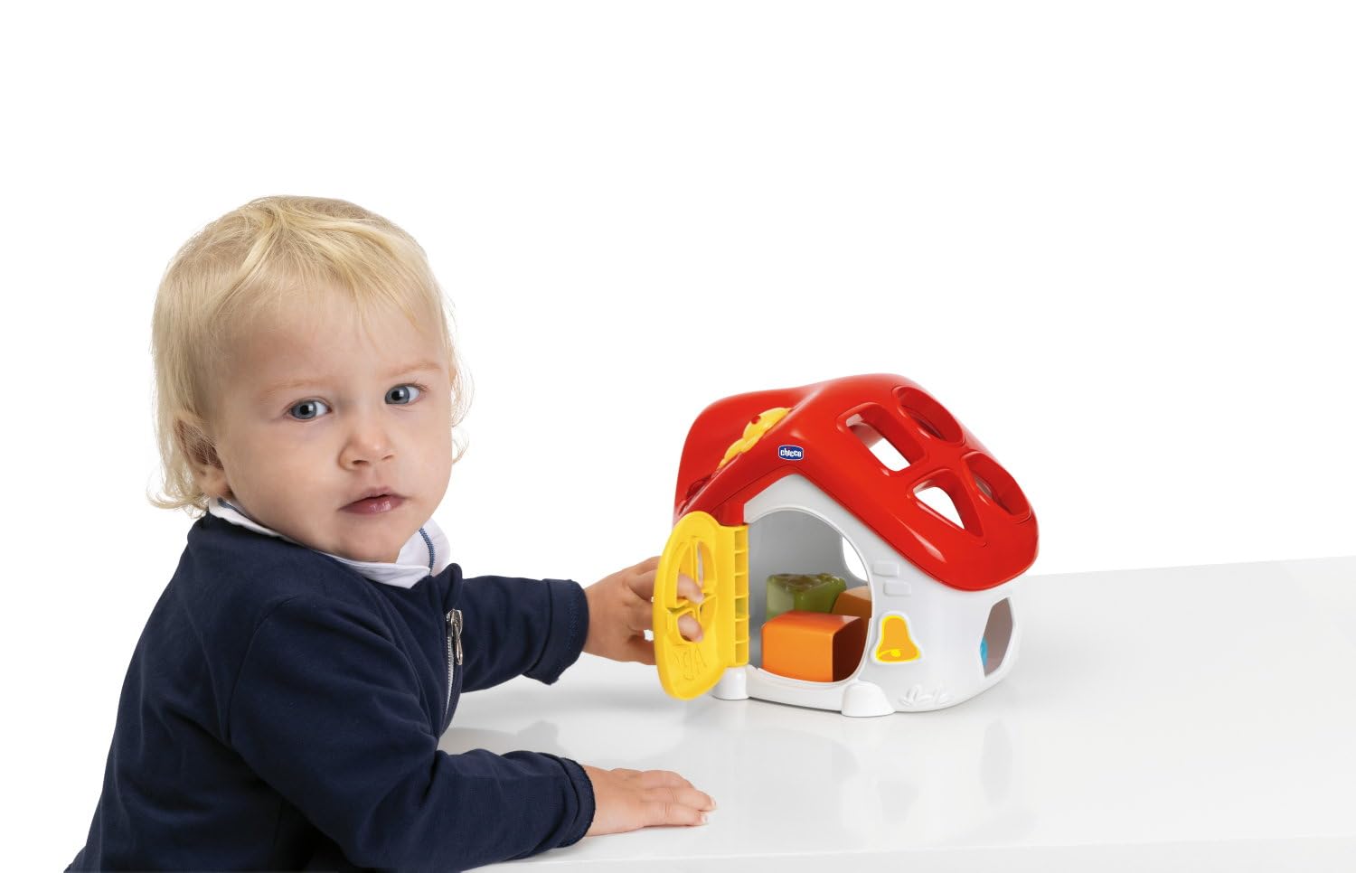 Chicco Gioco ABC Casina Luci e Suoni, Gioco elettronico biligue, Italiano e Inglese, Centro attività, 10-36 Mesi
