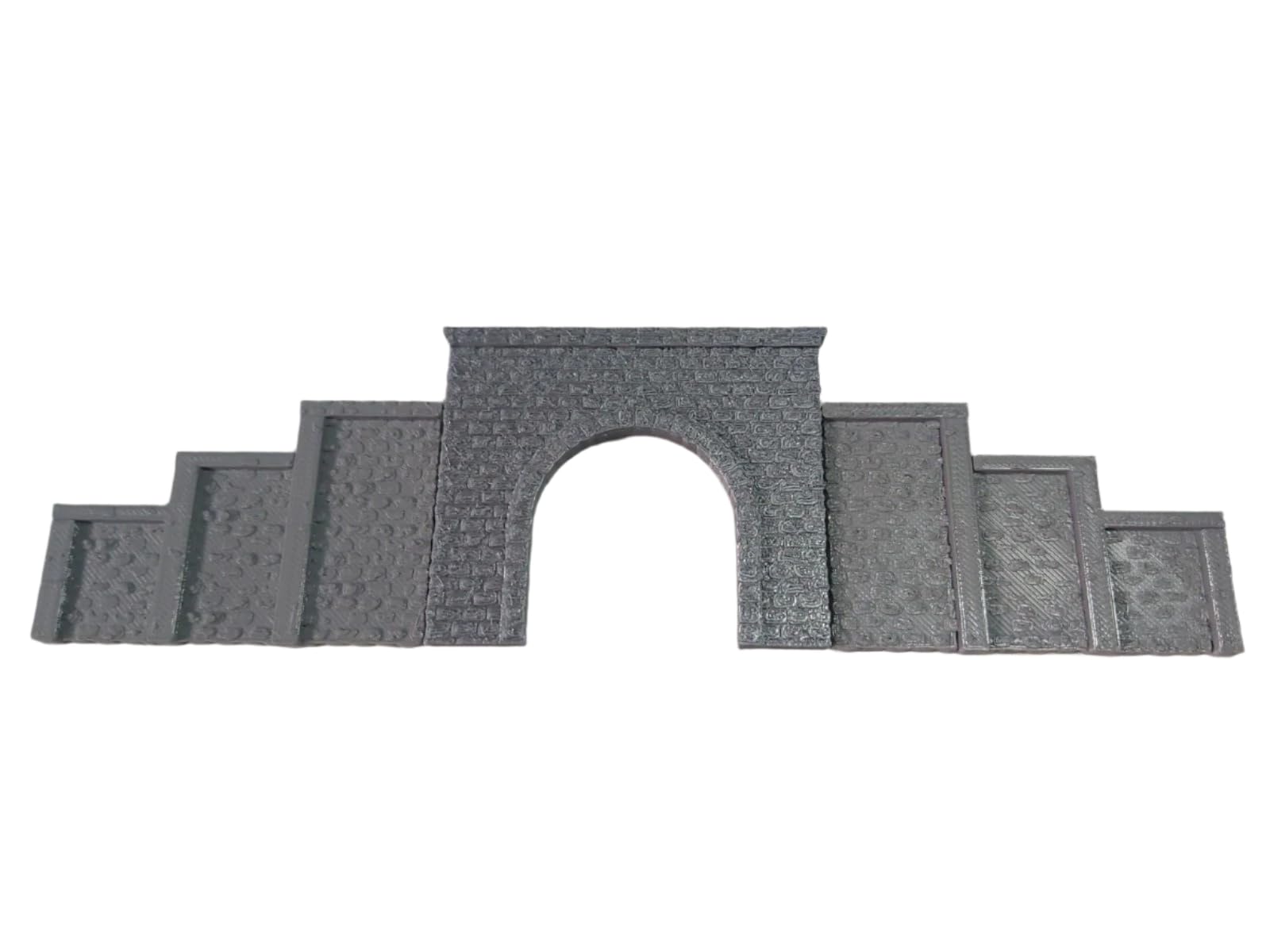 Stonework Railway Tunnel Single Track N Gauge Model Train Portal Retaining Walls