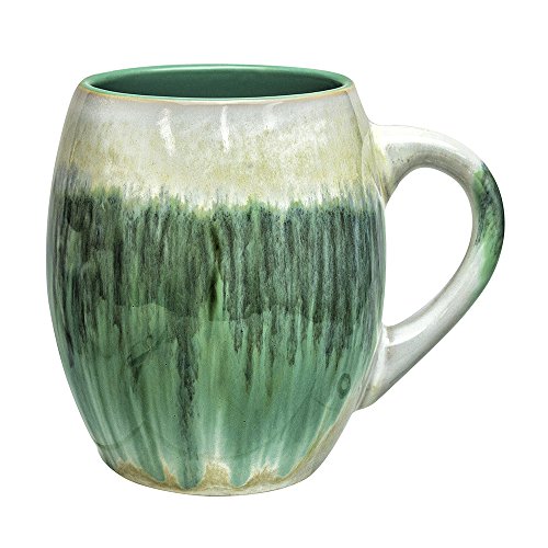 Mug Large Coffee Mugs 4 Set 16 Ounce - Handmade Beautiful Glazed Ceramic Coffee And Tea Cups - Hot Beverage Breakfast Unique Modern Cafe Cups #TOP2