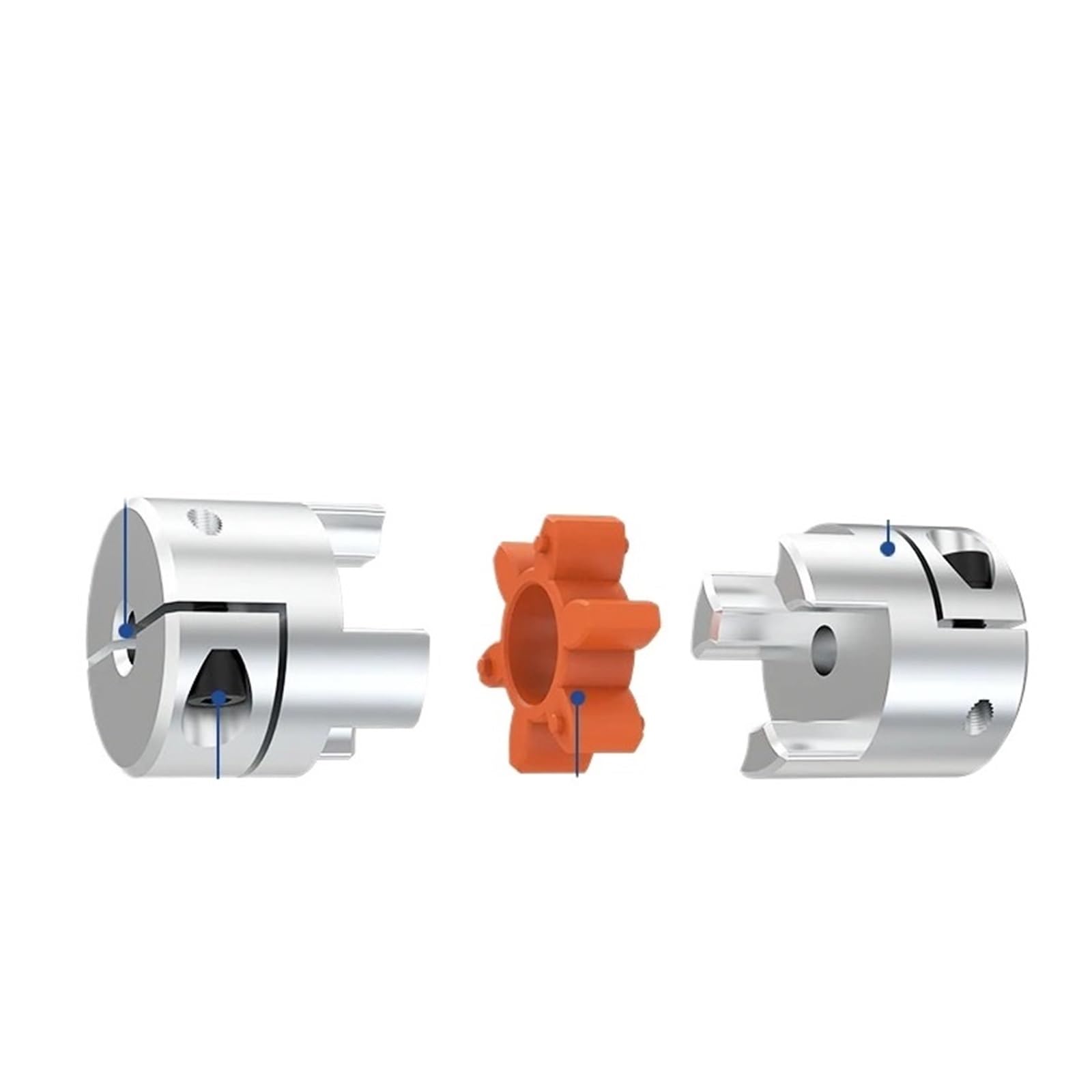Accouplement élastique, LF-B-D35L50 Accouplement d'arbre flexible