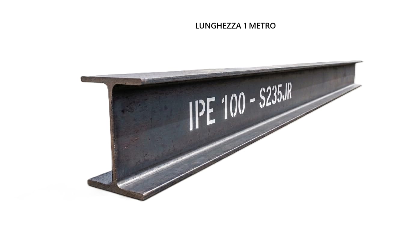 Trave in Acciaio IPE 80 S235JR Profilato Strutturale 100 cm