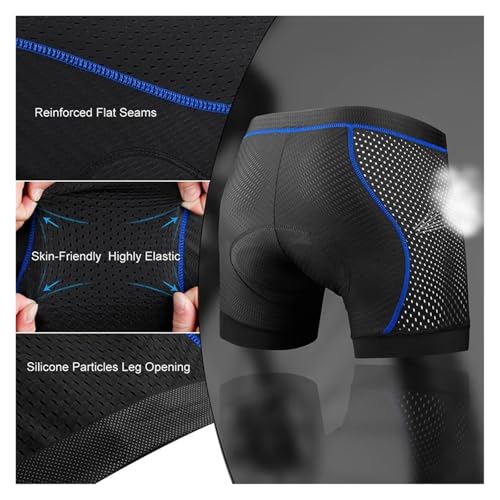 Calzas ciclismo con almohadilla gel 5D transpirables hombre miniatura 2