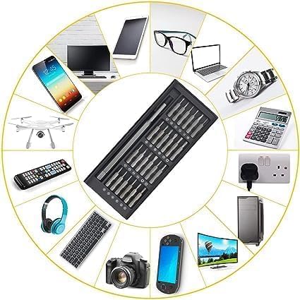 Image of 24 in 1 Precision Screwdriver Set, Multipurpose Manual Screwdriver Tool, CRV Magnetic Driver Bits & Storage Box, Repair Tool Kit for Electronics Computer Tablet Eyeglass Mini Repair Tool Kit