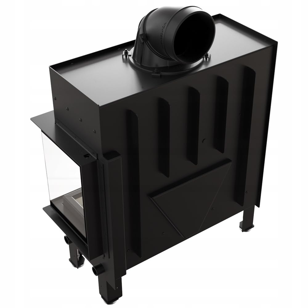 KRATKI Kamin aus Stahl 12 kw Floki L fi 200 Kamineinsatz BImSchV Stufe 2 EEK A