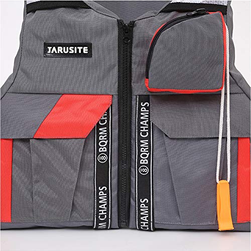 CaCaCaCook Mutifunctionele volwassen verstelbare drijfvermogen Vest Aid, Unisex Vest drijfvermogen Aid, Veiligheid Waterdichte Drijvende Jas Life Saving Vest, Zwemmen Boating Zeilen Vissen Kayak Life Jacket Vest - Image 6