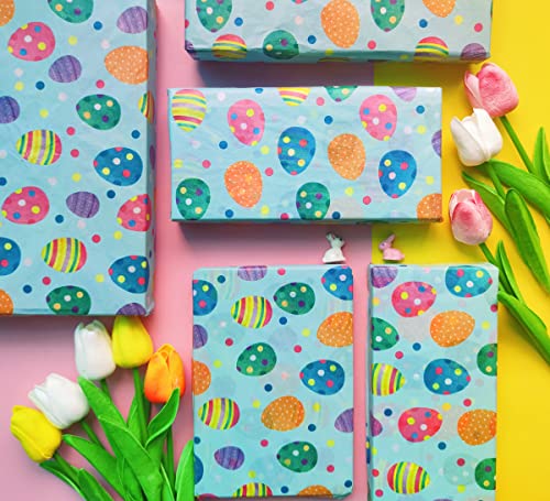 40 Fogli Carta da Regalo Pasquale,50 x 35cm Carta