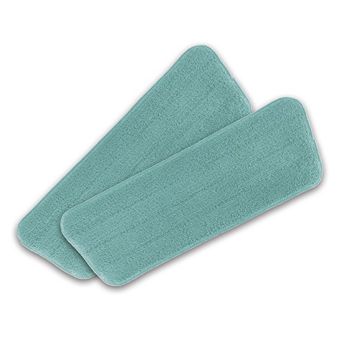 CLEANmaxx Ersatzwischtücher für Spray-Mopp Bodenwischer | 2 waschbare Mikrofasertücher