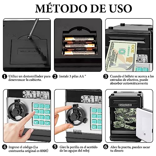 Cajas De Seguridad, Toy caja fuerte alcancia Marca Oranlife (2)