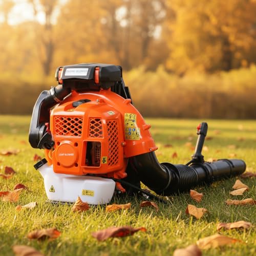 Lefitap 80CC Gas Powered Leaf Blower Backpack - 4.3 HP | 900