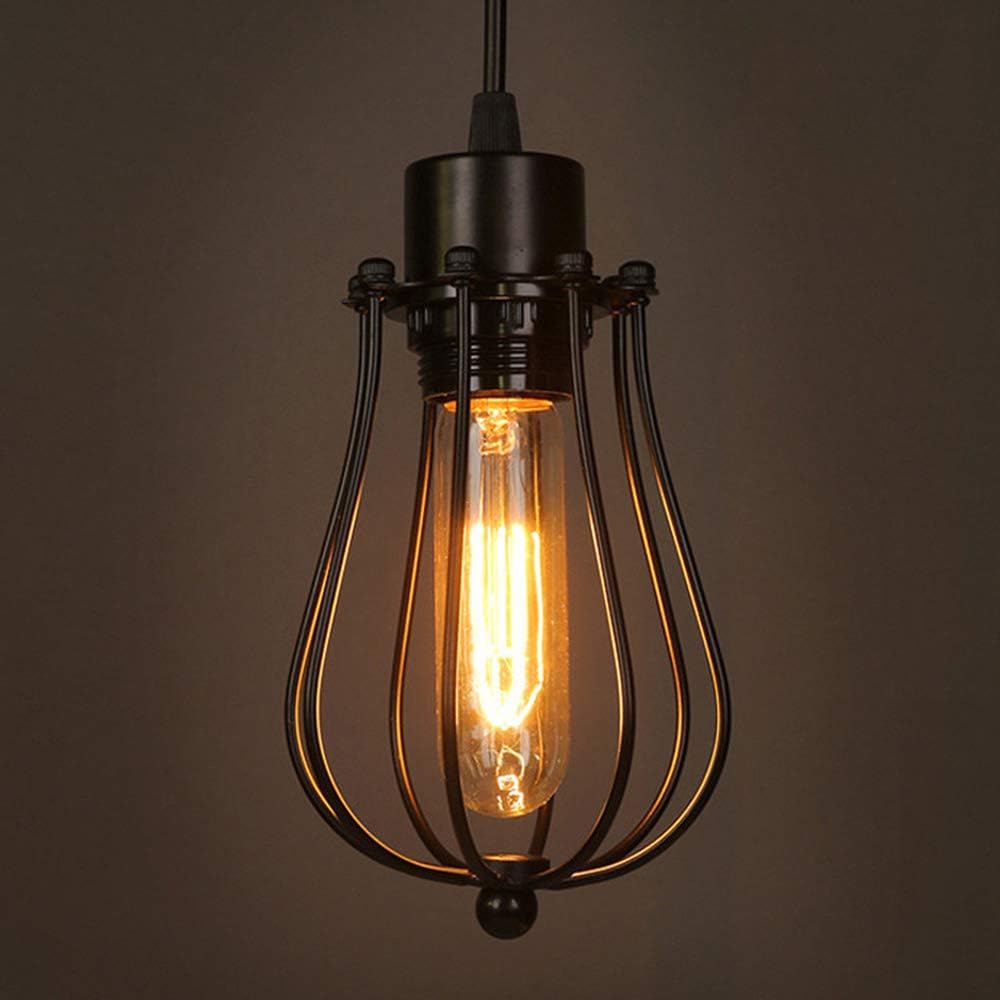 Vintage Edison Light Bulbs, E26 40W T10 Tubular Light, Nostalgic Tungsten Filament Incandescent Antique Bulb for Home and Commercial Light Fixtures, 6 Pack