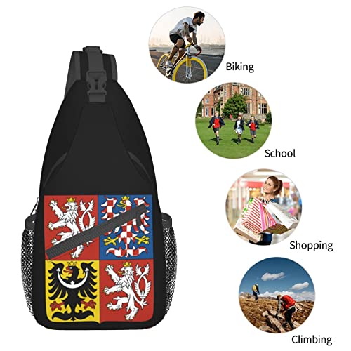 Mochila tipo bandolera con emblema nacional de República Checa miniatura 7