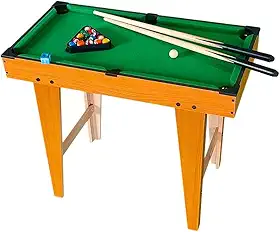 Sanxia Jogo de Sinuca Bilhar de Mesa Extra Grande Com Pés 61 X 31 X 60 Cm, 16 Bolas, 2 Tacos, 1 Escova, 1 Triângulo, 1 Giz, Adulto