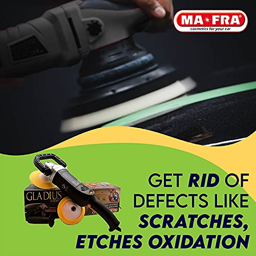 Image of MAFRA Gladius R 56, Rotary Polisher, Plastic & Cast Iron Car Polish Machine for Teflon Coating, Electric Car Polisher Machine, Exterior Car Cleaning Products, 2.2kg