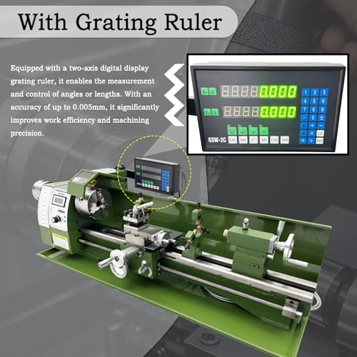 EQCOTWEA 8x30 in Double-Chuck Lathe
