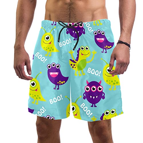 Short de bain homme dinosaure mignon au tissu leger et sechage rapide pour maillot