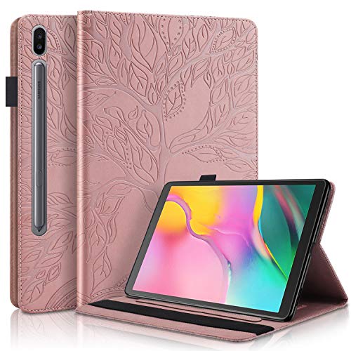 Pefcase Samsung Galaxy Tab S7 11�C���`�P�[�X 2020 SM-T870/875 �X���� �v���~�A�� PU ���U�[ ��܂�X�^���h�J�o�[�V�F�� �y���z���_�[�J�[�h�|�P�b�g �S���x���g Galaxy Tab S7 11�C���`�^