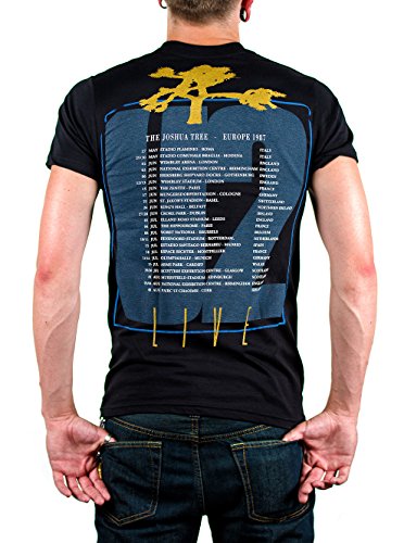U2 Joshua Tree. Suave camiseta de hombre SS. negro negro M