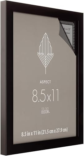Miniatura 3 de Paquete de 12 Marco estrecho negro, Aspect by Studio Décor