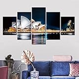 【(Con cornice) dimensione totale】 200x100cm (79x40 pollici) in totale [40x60cmx2pcs (16x24 pollici x 2pcs), 40x80cmx2pcs (16x32 pollici x 2pcs), 40x100cmx1pcs (16x40 pollici x 1pcs)]
