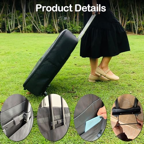 Bolsa portátil con ruedas para mesa automática de Mahjong miniatura 3