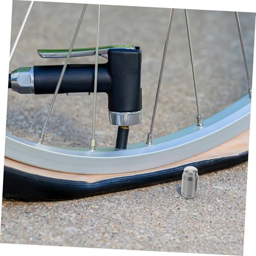 2pcs Tapas de Válvula para Bicicleta de Aleación de Titanio, Protector Ligero para Válvula de Neumático, para Ciclismo de Carretera y Montaña miniatura 6
