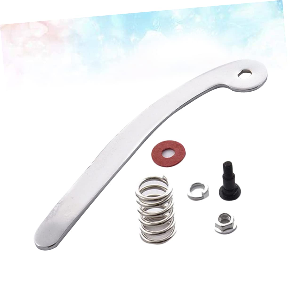 Levemolo Guitar Hand Crank Spring Pad Replacement for Tremolo Bridge Silver Tailpiece Essential Guitar Accessory Random Color