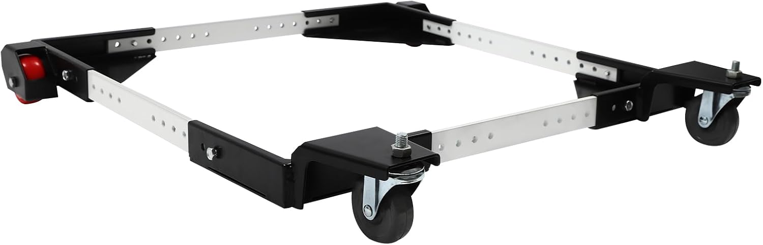 Adjustable Mobile Base - Heavy Duty with Maximum Size 28x28 Inches - Durable and Versatile for Various Uses - for Workstations and Furniture - Easy to Assemble and Move
