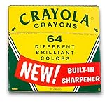 Crayola 60th Anniversary 64 Count Crayon Set with Collectible Tin, Amazon Exclusive