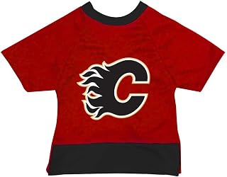 All Star Dogs 660845802292 NHL Calgary Flames Dog Jersey Size XX Large, Red