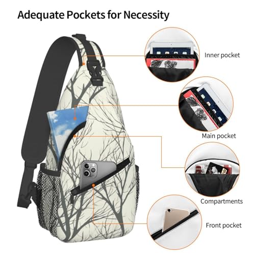 Mochila cruzada estilo bandolera para hombre y mujer miniatura 4