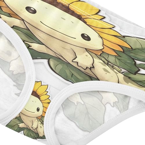Cute Axolotl Sunflower Toddler Girls's Underwear 2T 202b88924