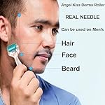 Derma Roller Real Needles - Angel Kiss 0.30mm Microneedling Roller with Case - 192 Stainless Steel Micro Needling Dermal Kit for Face, Scalp, Body - At Home Microdermabrasion Roller for Women Men - Image 5