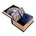 Grimoire Deck Box, Dragonlord - Wooden Spellbook Style Trading Card Deck Storage (350+ MTG cards) for Magic the Gathering, Yugioh, Pokemon | Gift Item for Commander EDH and Modern Players