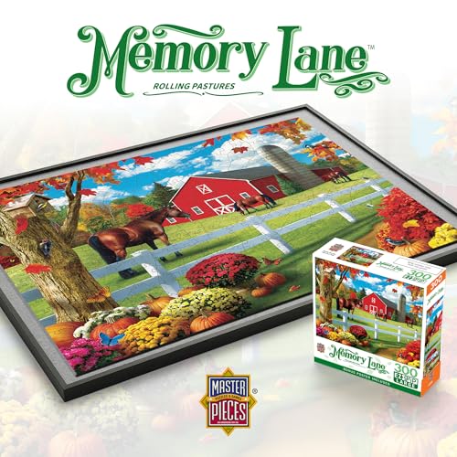 MasterPieces - Rompecabezas de 300 piezas, piezas grandes EZ Grip, Rolling Pastures, para adultos, seniors, familia y niños, acabado mate antirreflejo, 18 x 24 pulgadas miniatura 6