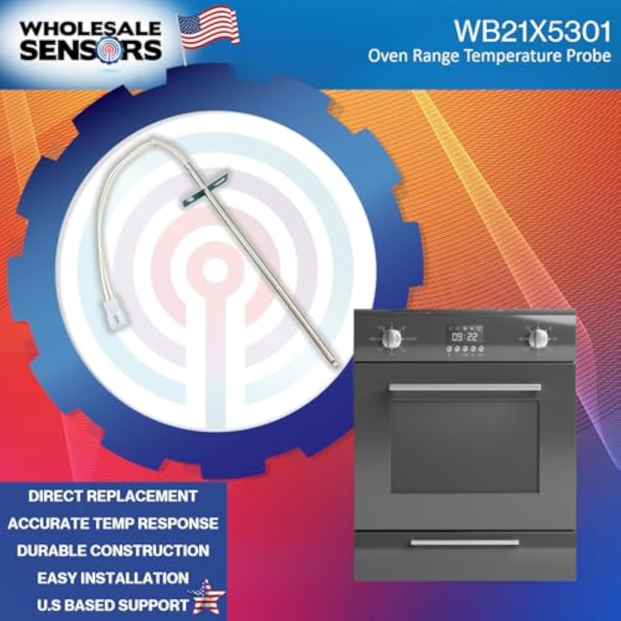 WB21X5301 Oven Sensor Replacement with 24-Month Warranty