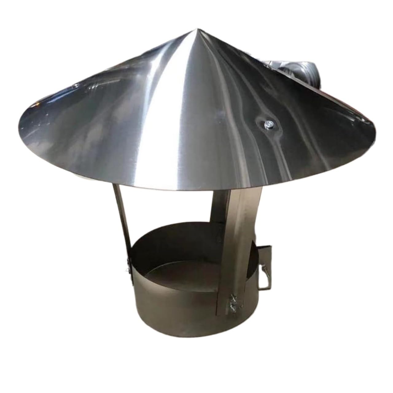 KGLHJDY Chimney Cap Rain Guard for Roof Pipe Protective Cover for Stove Flue Pipe (D8cm/3.14in) - Weatherproof Protection for Exhaust Pipes