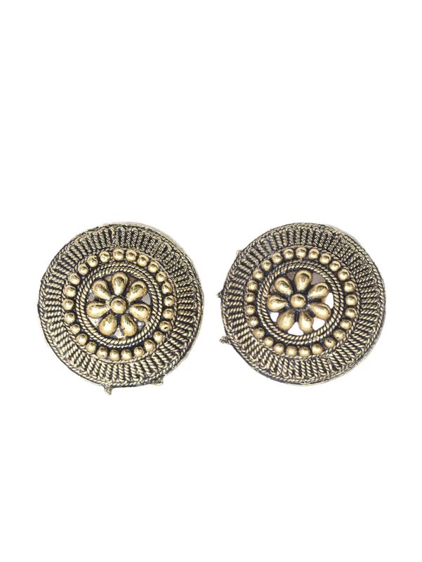 H.R SALES Alloy Gold Plated Earrings Bali For Women and Girls
