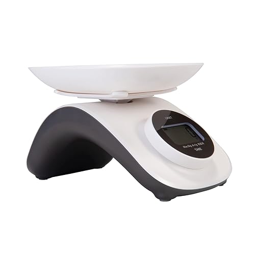 Emeril Lagasse Báscula digital de alta precisión con cesta báscula de alimentos de cocina sin pilas peso máximo de 11 libras110lbs báscula de