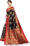 Crocon Indian Women Printed Designer Saree Bridal-Elephant-Black