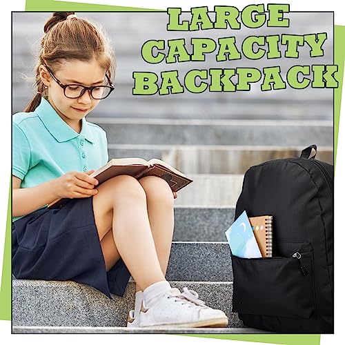 Paterr 48 Pack Black School Backpacks Bulk for Kids 17 Inch Backpack in Bulk Travel Outdoor Bookbag Back to School Essentials Supplies Lightweight Bookbags for Students Elementary Middle High by Paterr - Image 5