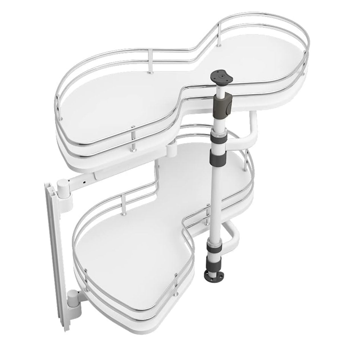 Tiroir coulissant réglable 2 niveaux pour simplifier l'organisation de votre cuisine