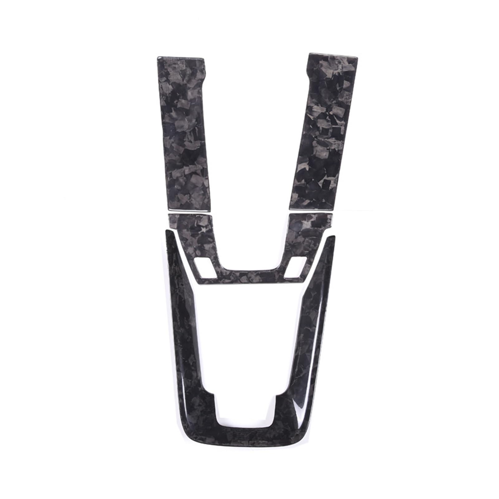 QBKGMEWCA Center Console Gear Shift Panel and Seat Adjustment Interior TrimUpgrade Compatible for Porsche 911 2019-2023 Genuine Carbon Fiber(Type3)