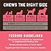 Earth Animal No Hide Chews - Long Lasting Rawhide Free Medium Dog Chews Rolls, Salmon - 2 Count