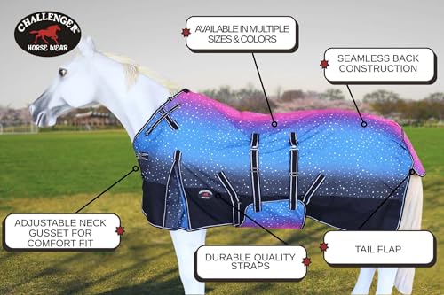 Image of Challenger 1200D Turnout Waterproof Rain Horse Sheet Light Winter Blanket 391B