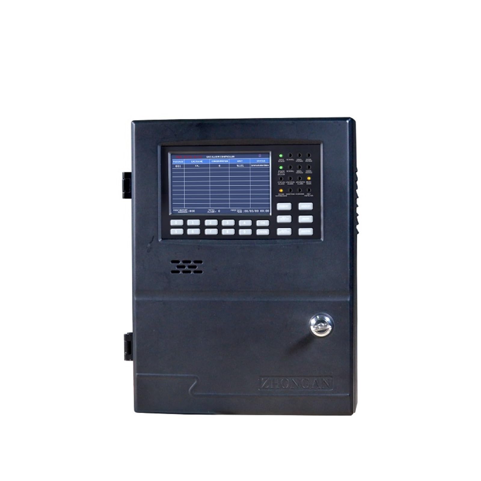 Gasdetektor, S8200 Gas Alarm Controller Sound Licht Multi Kanal Detektor Panel