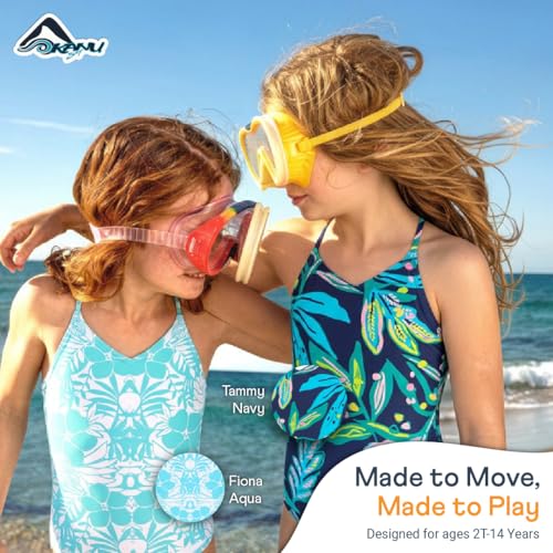 Image of Kanu Surf Girls' Hurricane Beach Sport UPF 50 One Piece Swimsuit