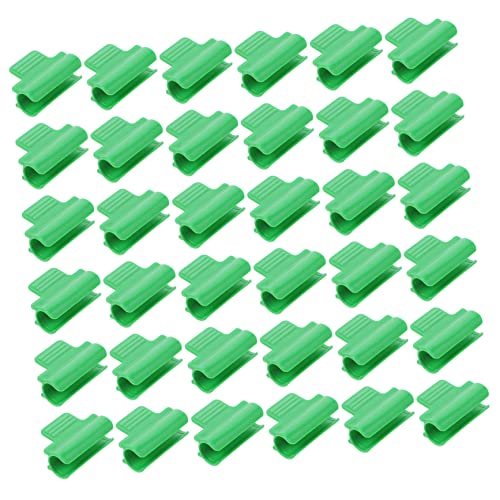 DOITOOL 40 Pezzi Morsetti per Serra Clip in Plastica Resistente per Fissaggio Pellicola e Rete Supporto Leggero e Durevole per Piante Clip per Tunnel e Archi Serra