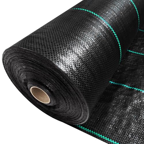 Groweco Driveway Fabric, 13FT x115FT Road Fabric Commercial Weed Barrier