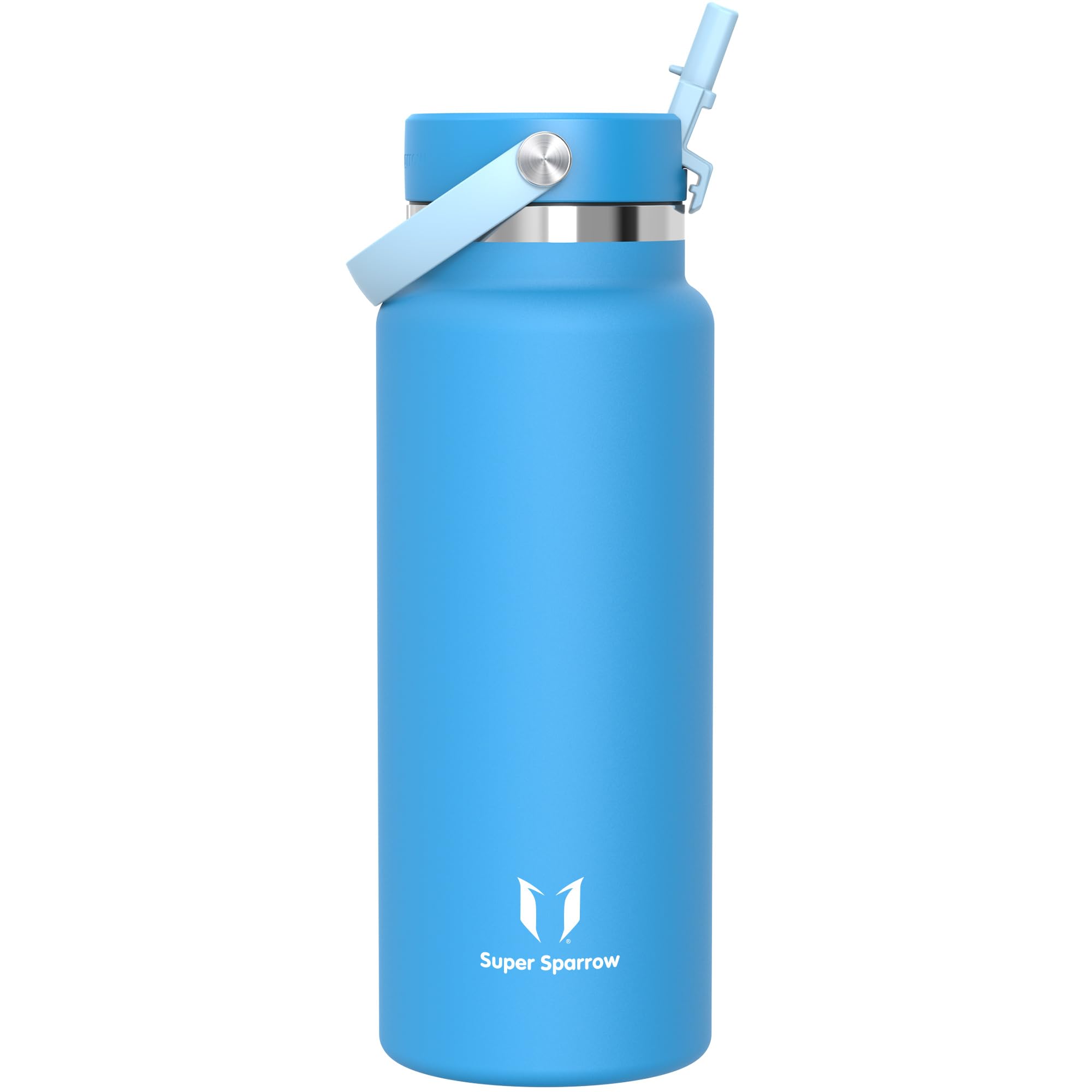 Sparrow SwivelSip Botella Termica - Botella Agua Acero Inoxidable Boca Ancha con Pajita - 750ml - Sin BPA y Antifugas - para Deporte, Gimnasio, Oficina, Yoga, Ciclismo — view 11